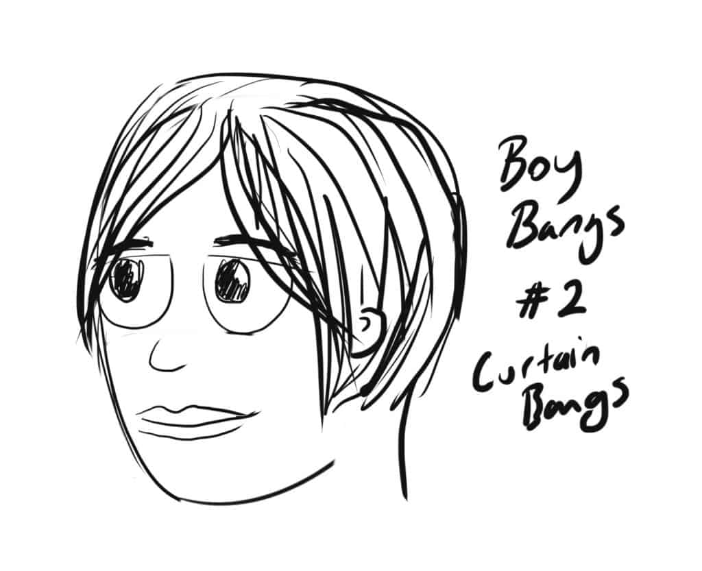 How to Draw Bangs Easy (Step by Step with Pics) 45 Boy Bangs Sample 2