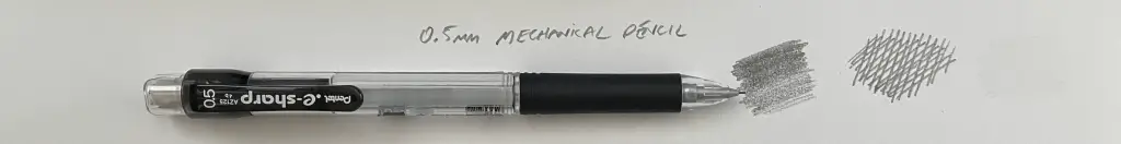 9 Drawing Pencils and Erasers Reviewed From Mechanical to 8B 25 0.5 mechanical pencil