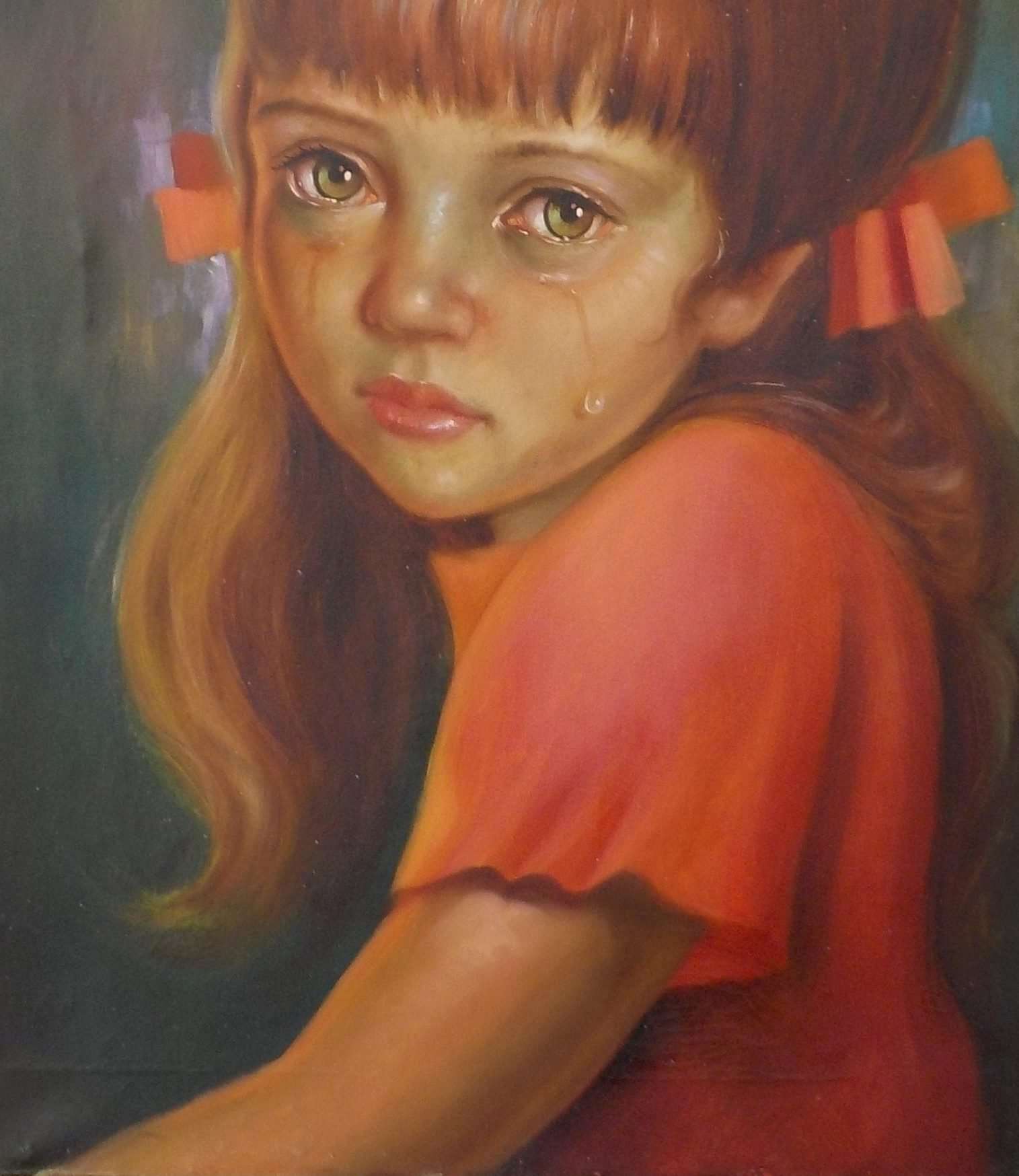 Sad painting ideas, the best to make (7 listed) 3 vintage sad girl painting edited