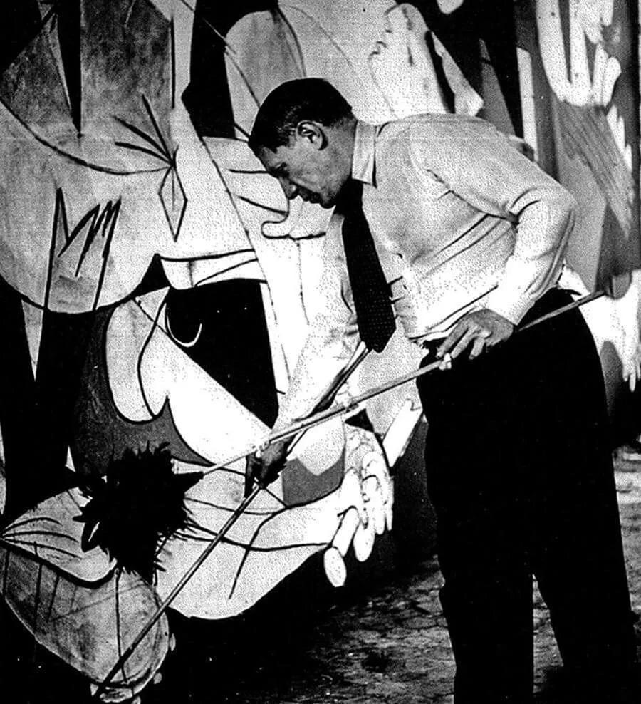 Grisaille painting - Everything you ever wanted to know answered here 5 guernica grisaille 1