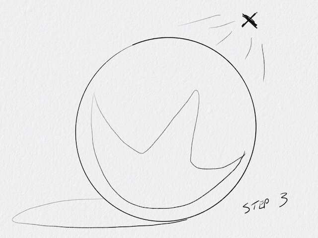 How to draw a sphere step by step for beginners and kids 17 IMG 0294