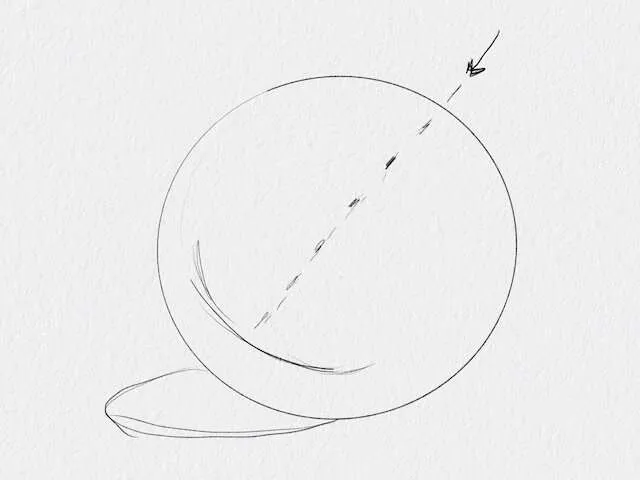 How to draw a sphere step by step for beginners and kids 27 IMG 0299