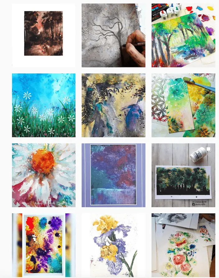 The Ultimate Guide to Brusho Painting for Beginners 31 brusho examples 1