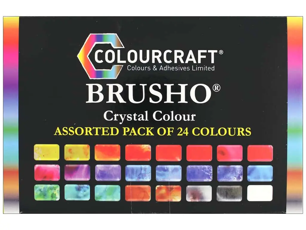 The Ultimate Guide to Brusho Painting for Beginners 1 Brusho painting set