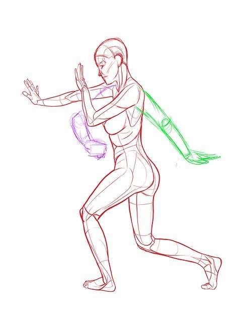 How you can improve on your gesture drawings - ultimate tips 1 gesture drawings - female fighter