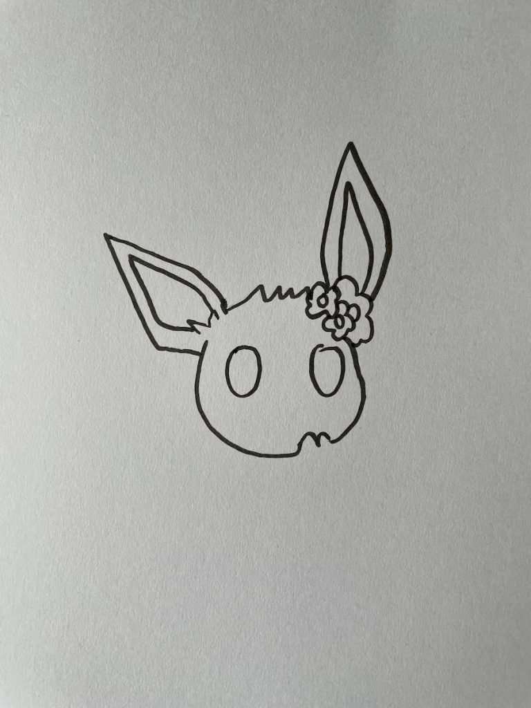 How to draw Eevee cute with step by step instructions 7 how to draw Eevee step by step 3.1