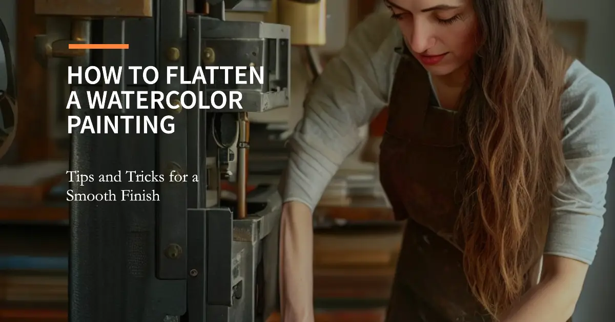 How to Flatten a Watercolor Painting: Tips and Tricks for a Smooth Finish 1 How to Flatten a Watercolor Painting: Tips and Tricks for a Smooth Finish