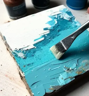 Mastering Abstract Oil Painting Techniques: Easy Tips and Tricks for Beginners 5 The dry brush technique is another great way to use a palette knife. To use this technique, you will need a dry brush and a palette knife. Start by applying a small amount of paint to the canvas with the brush, and then use the palette knife to create texture and depth. This technique is great for creating a rough, textured surface on your canvas.