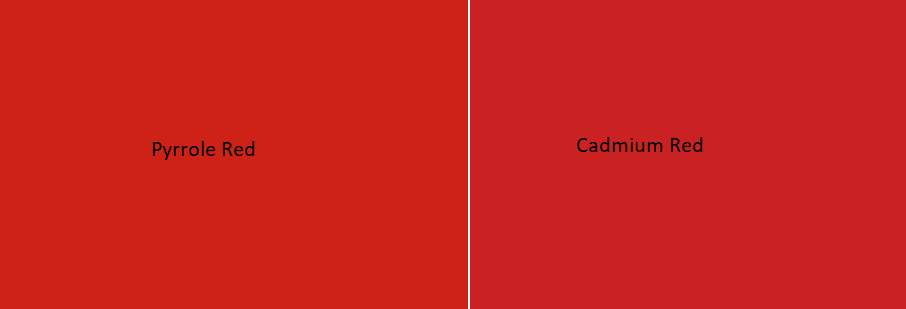 Pyrrole Red Substitute: The Best Alternative Reds to PR 255 Listed 7 Pyrrole red vs cadmium red hue