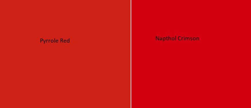 Pyrrole Red Substitute: The Best Alternative Reds to PR 255 Listed 19 Pyrrole red vs naphthol crimson