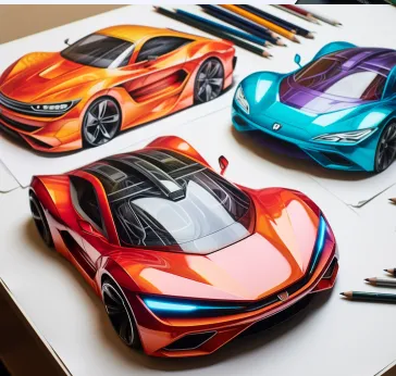 Copic Drawing Ideas: 120 Cool Things To Draw with Markers 7 Concept cars from the future with imaginative designs