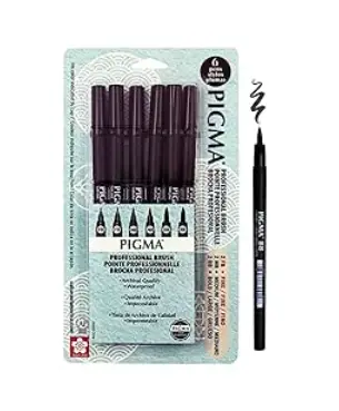 Brush Pen Drawing - Why These Are The Best Drawing Tools For Artists 5 sakura pigma brush pens
