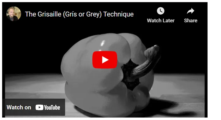 Grisaille painting - Everything you ever wanted to know answered here 11 the grisaille technique video